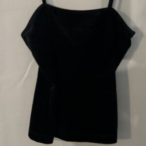 Vintage 90's BCBG MAX Black Velour Finish Velvet Feel